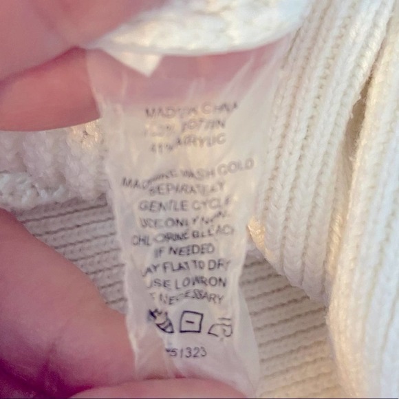 Vince Camuto Mock Neck Chunky Knit Sweater White - Picture 11 of 11